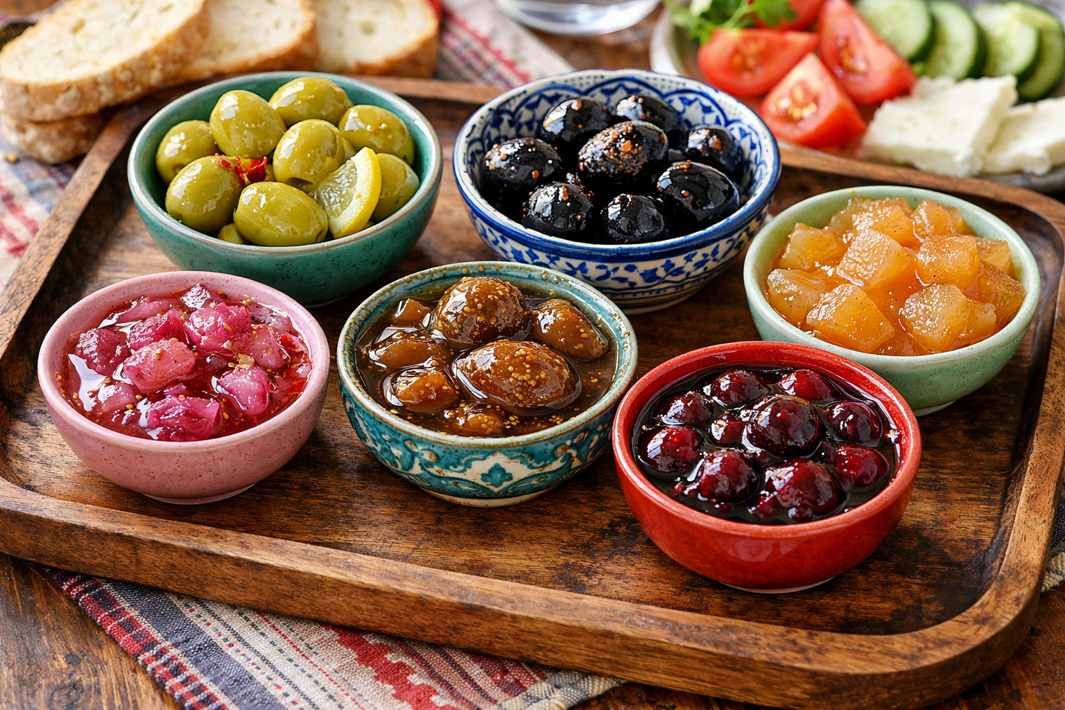 Zeytin ve reçel çeşitleri